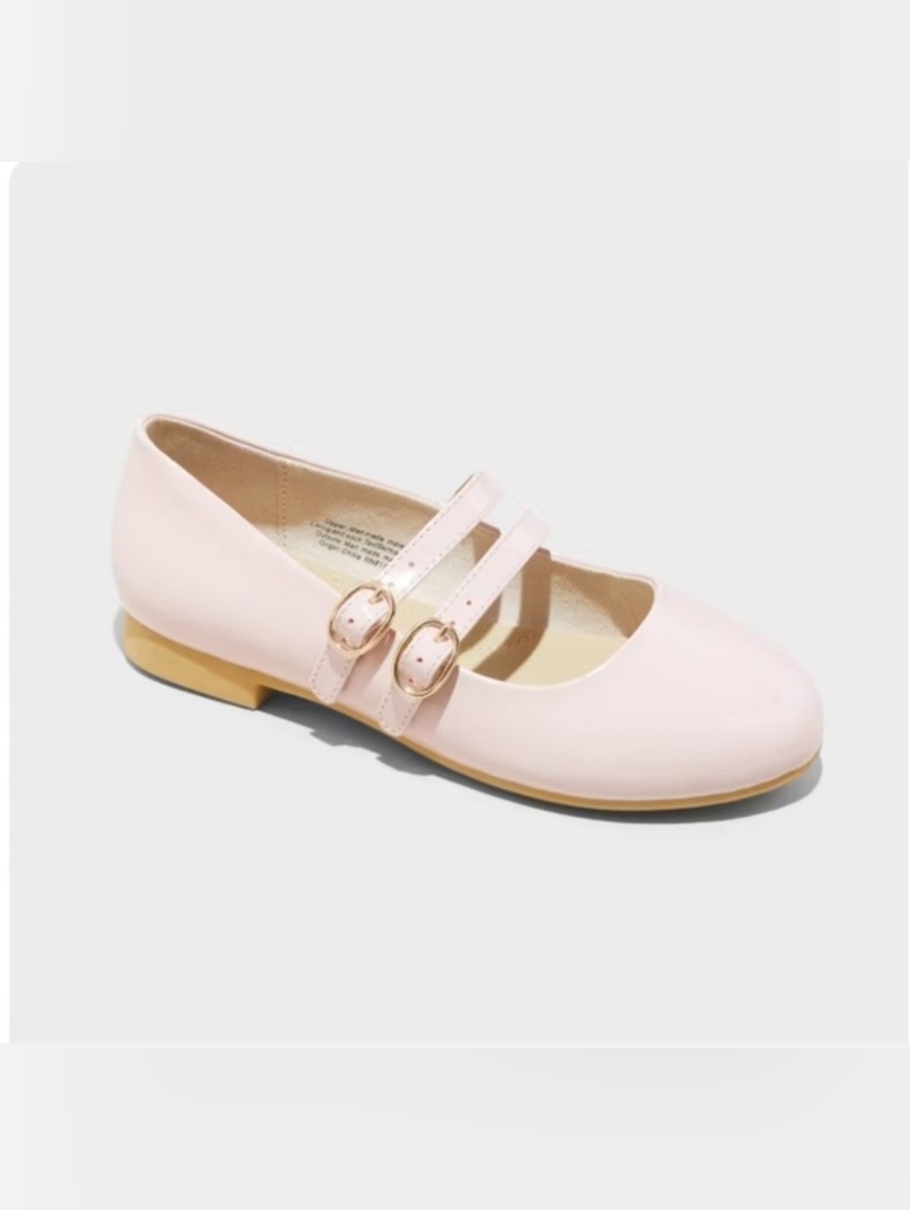 Girls' Pink Mary Jane Flats